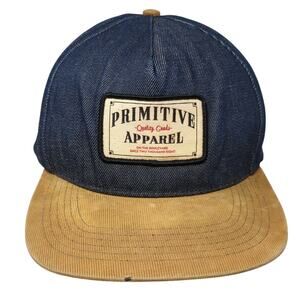 Primitive Apparel On The Blvd Snapback Trucker Hat Blue OS Colorblock Vintage